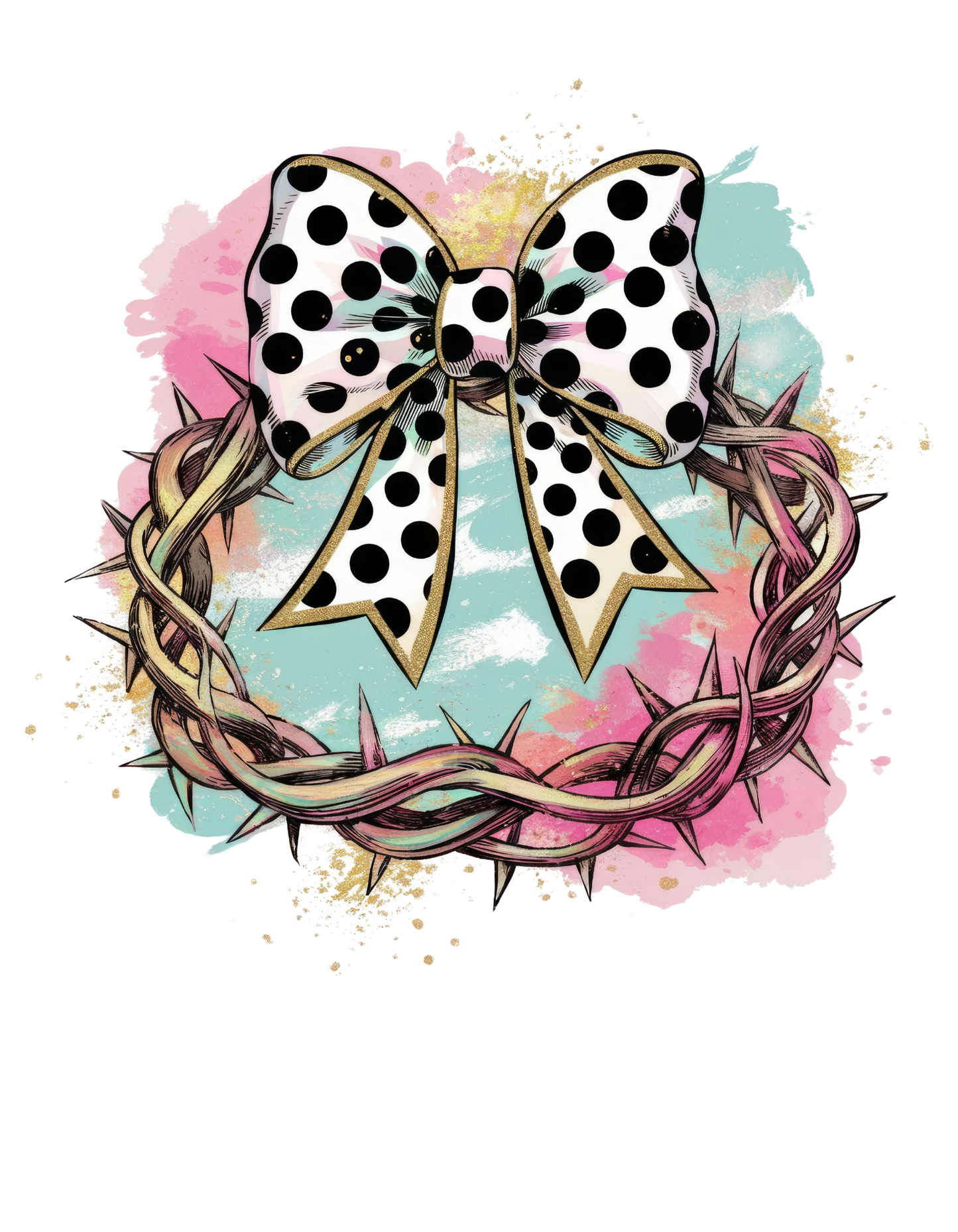 Coquette Thorn Bow Graphic Sweatshirt & Tee
