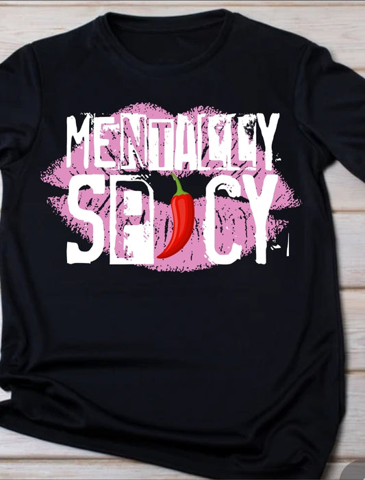 Mentally Spicy Bad Girl Tee