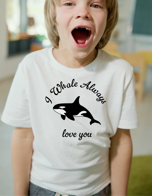 I WHALE always love you. Orca shirt