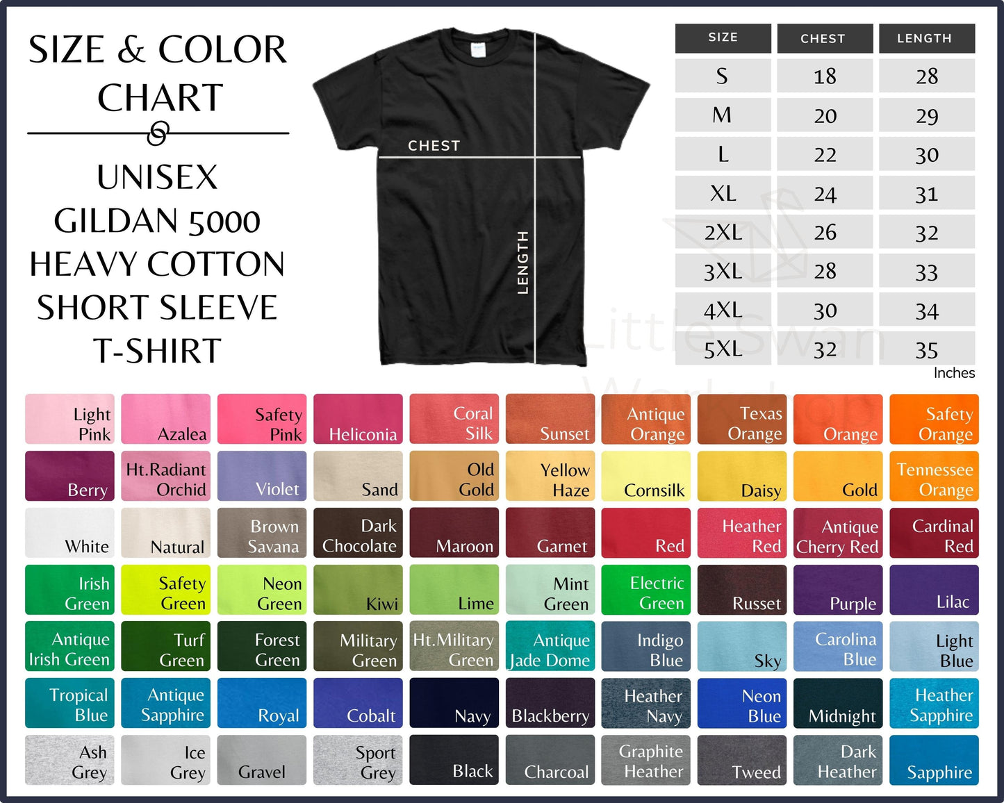 Build your Custom T-Shirt (Gildan 5000)